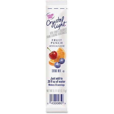 Kraft Foods Crystal Light Sticks, 0.16oz., Fruit Punch KRF00006
